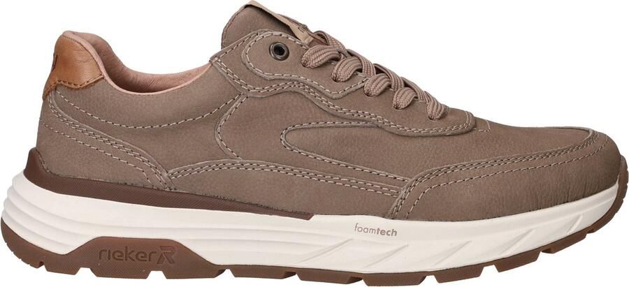 Rieker Sneakers H-leest groen Leer