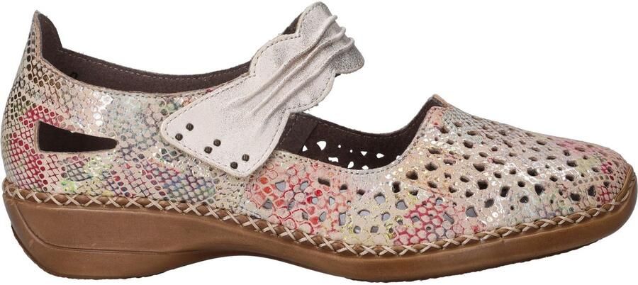 Rieker -Dames multicolor ballerina's & mocassins