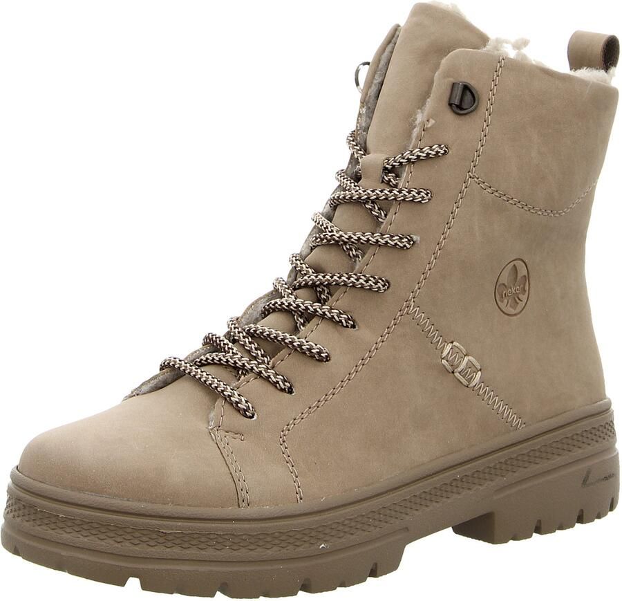 Rieker unisex veterschoenen beige