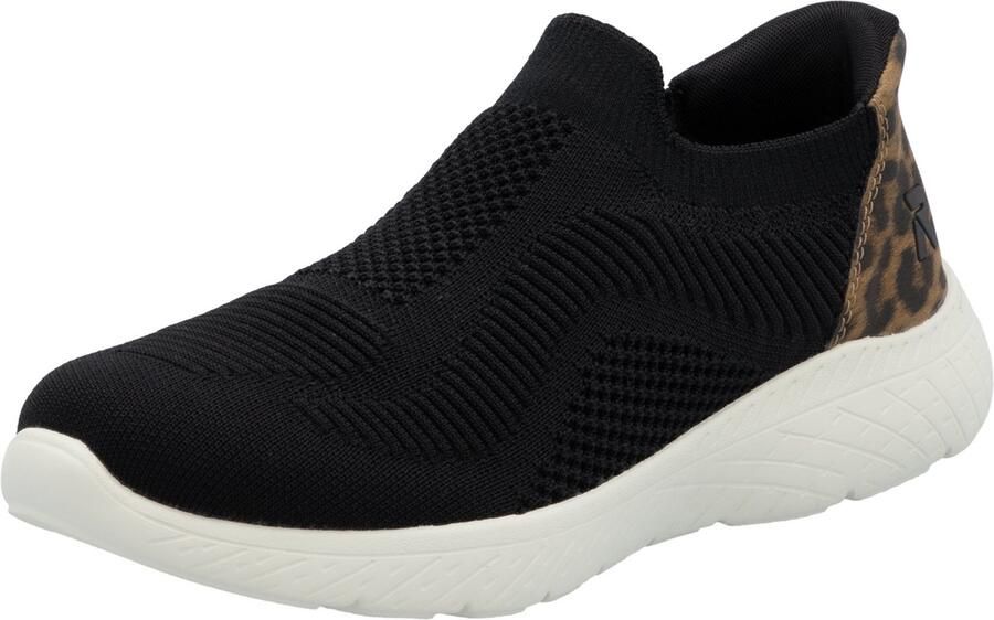 Rieker Slip-on sneakers instapschoen vrijetijdsschoen lage schoen met snelle sluiting