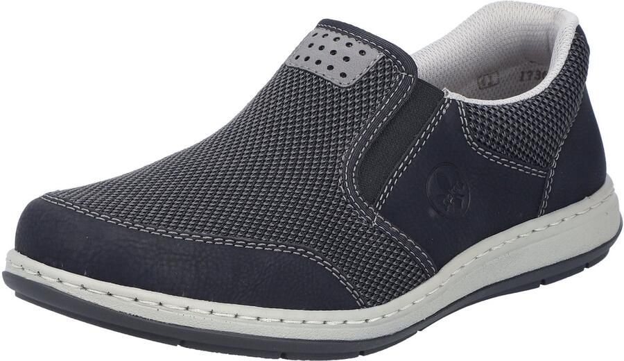 Rieker Instappers slip-on sneaker instapschoen lage schoen vrijetijdsschoen met stretch
