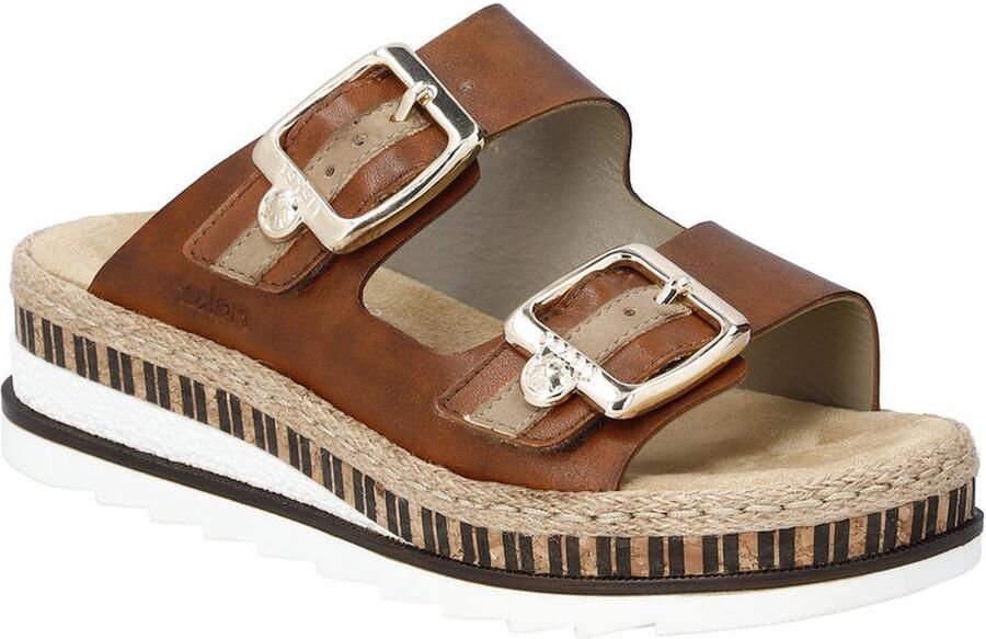 Rieker V7955-24 Slipper bruin