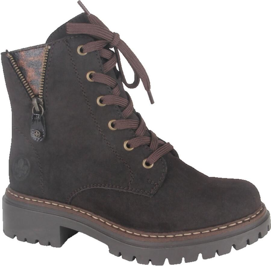 Rieker 72617 25 Biker Boots Kunstleer Brown - Foto 2