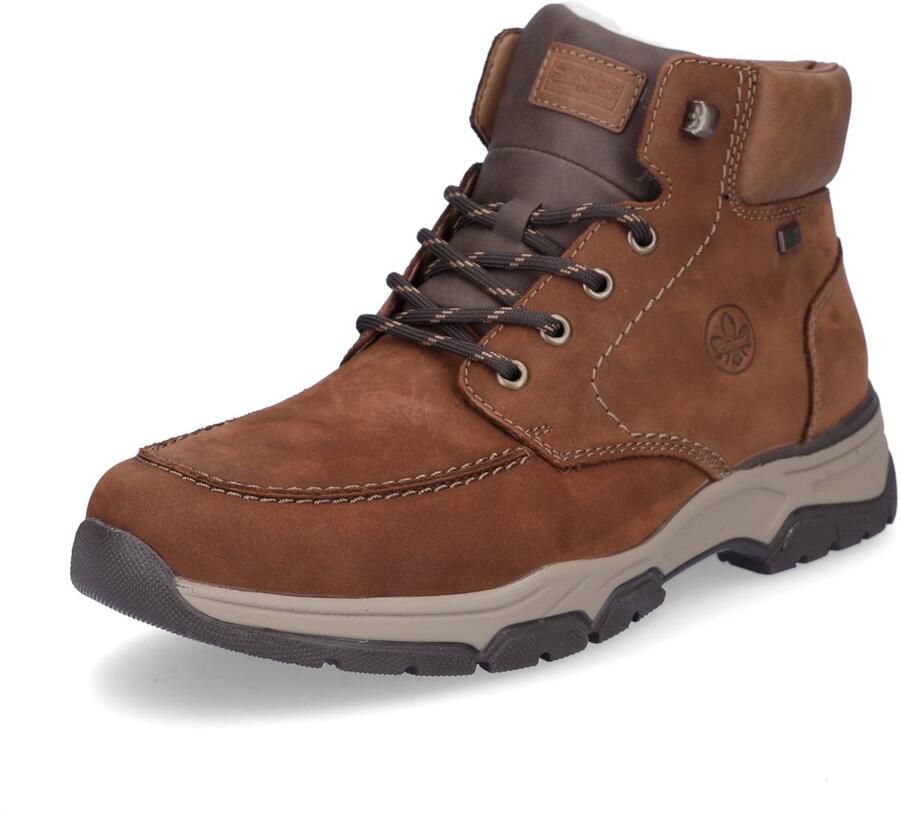 Rieker Bruine Gesloten Enkellaarzen voor Heren Brown Heren - Foto 2