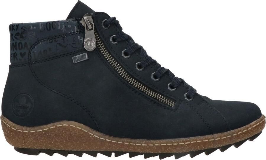 Rieker Comfortabele Veterschoen voor Dames Blue