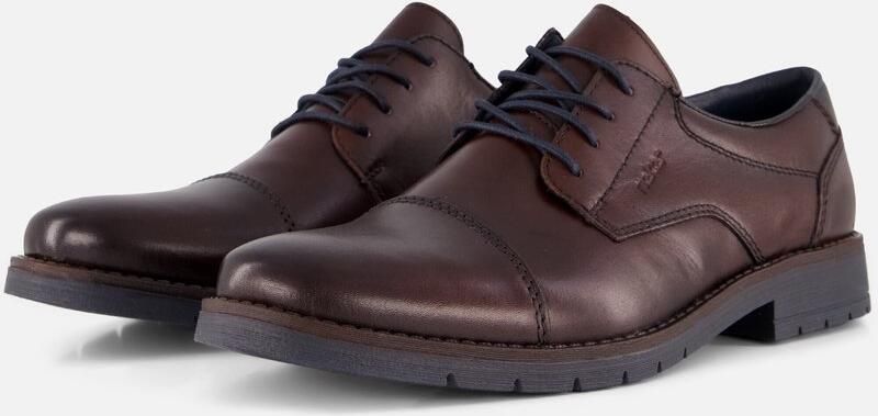 Rieker Veterschoen Leren Halfschoen 13901-25 Brown - Foto 2
