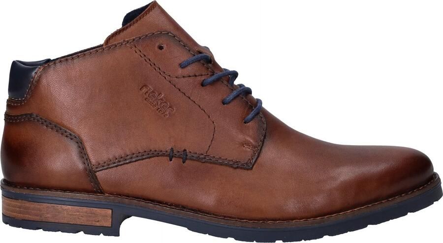 Rieker Veterlaarsjes zakelijke enkellaars veterschoenen met zachte binnenzool
