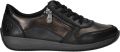 Rieker -art N1100-25-dames-zwart-bruin-veter-rits - Zwart