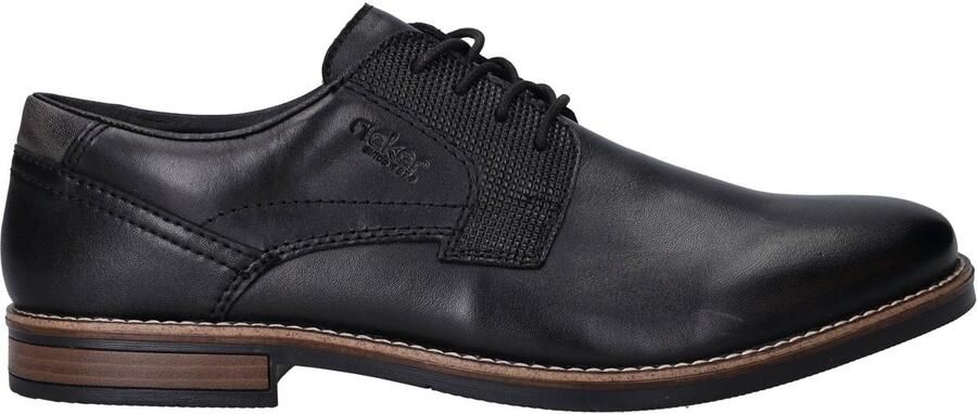 Rieker Veterschoenen zakelijke schoen lage schoen feest schoen met leren dekzool