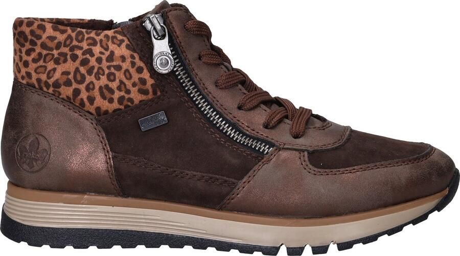 Rieker Veterschoenen Hoog Veterschoenen Hoog Donkerbruin - Foto 6