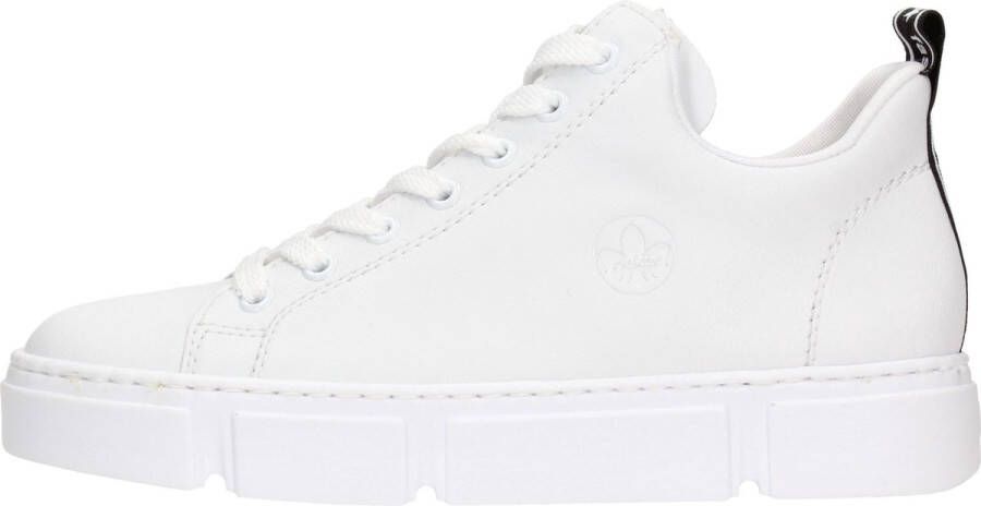 Rieker Witte Leren Sneaker voor Dames White Dames - Foto 10
