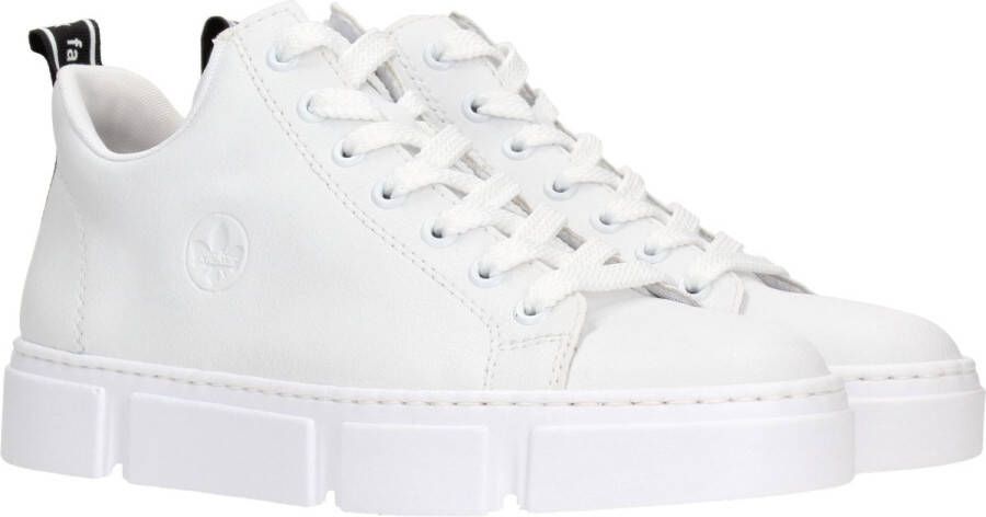 Rieker Witte Leren Sneaker voor Dames White Dames - Foto 9
