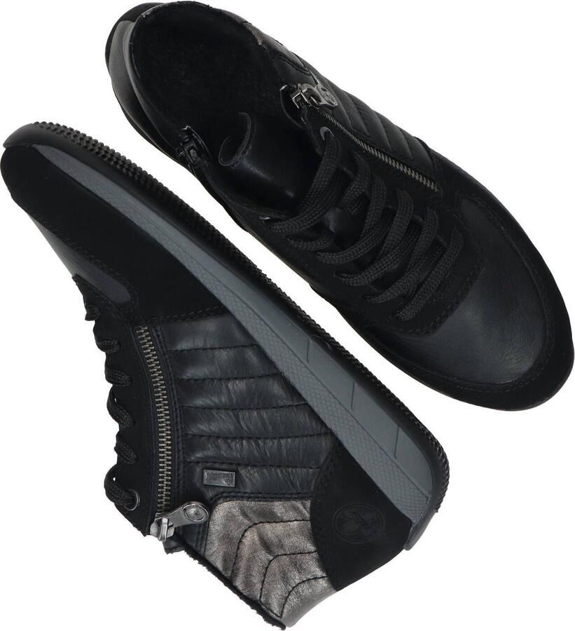 Rieker Veterschoenen Hoog Veterschoenen Hoog Zwart