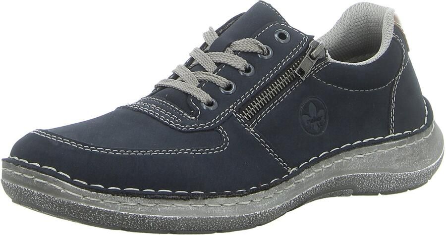 Rieker Veterschoenen met zijrits vrijetijdsschoen lage schoen veterschoen