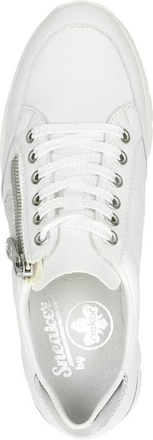 Rieker Comfortabele witte sneaker met leuk print Multicolor Dames - Foto 20