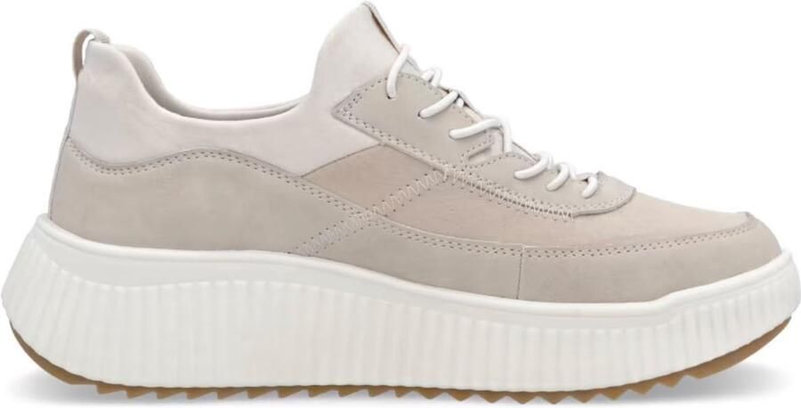 Rieker W1703-62 sneakers instappers elastische veters beige
