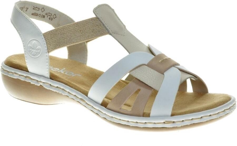 Rieker Witte Sandalen Dames