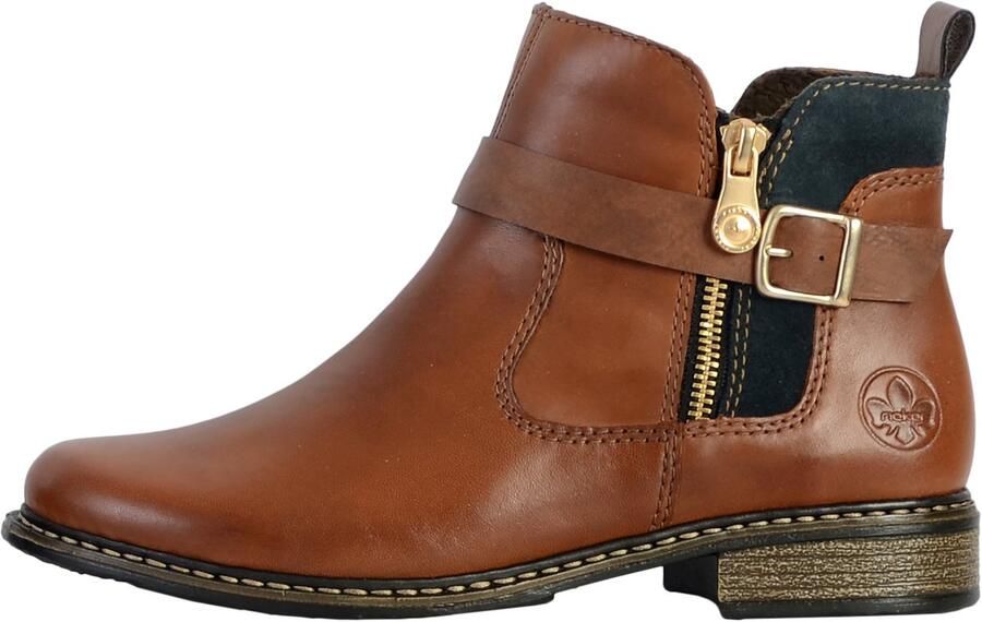 Rieker Z4959-22 Enkellaarsje cognac