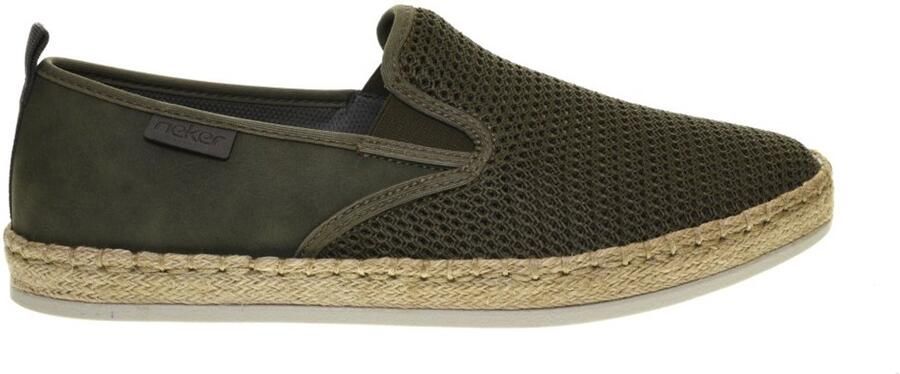Rieker Zomerse Mocassin Khaki Heren