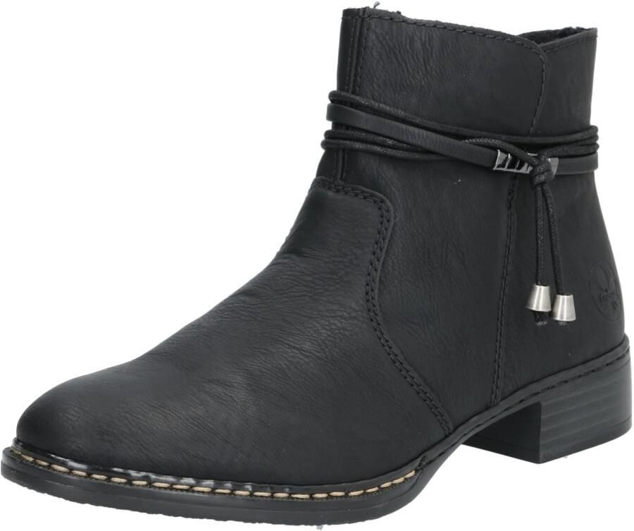 Rieker Cowboylaarsjes western enkellaars met sierbanden smalle vorm