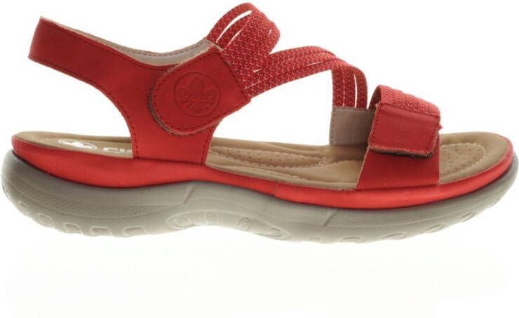 Rieker Rode Sandalen