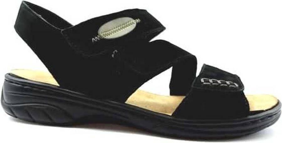 Rieker Comfort Sandalen voor Dames in Zwart