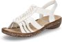 Rieker Sandalen zomerschoen sandaal sleehak met elastiek - Thumbnail 1