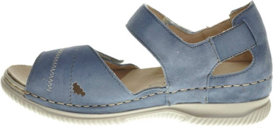 Rieker Blauwe Comfort Sandaal Blue Dames