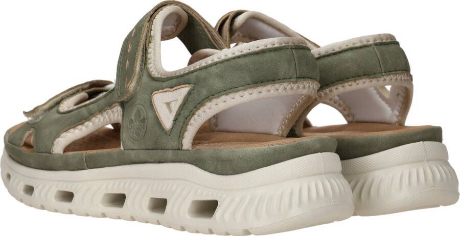 OTTO RIEKER Sport Sandalen Outdoorsandalen zomerschoen sandaal plateauhak met klittenbandsluitingen