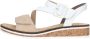 Rieker Sandalen zomerschoen sandaal sleehak met asymmetrische bandjes - Thumbnail 1