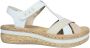 Rieker Sandaal V0919-80 Wit Beige Combi - Thumbnail 1