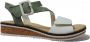 Rieker Sandalen zomerschoen sandaal sleehak met asymmetrische bandjes - Thumbnail 1