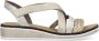 Rieker Sandalen Plat Sandalen Plat Goudkleur - Thumbnail 2