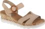 Rieker Beige Grafische Print Platform Sandaal Beige Dames - Thumbnail 3