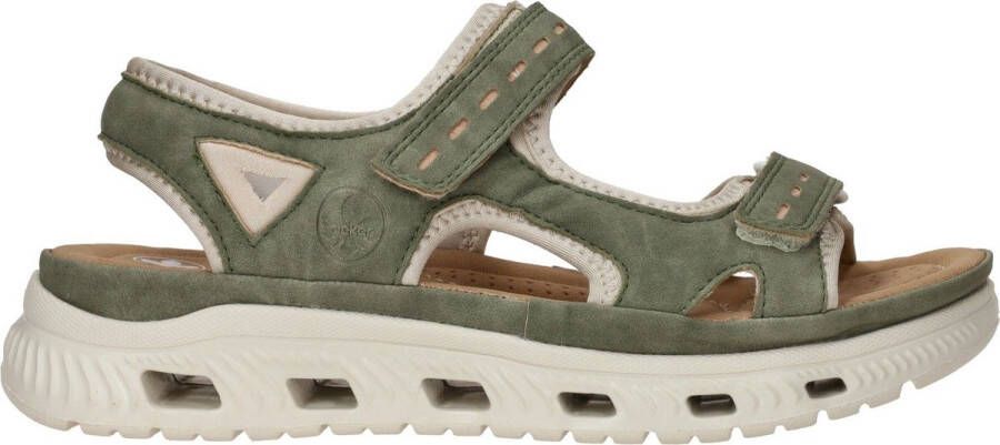 OTTO RIEKER Sport Sandalen Outdoorsandalen zomerschoen sandaal plateauhak met klittenbandsluitingen