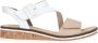 Rieker Wit Taupe Zomer Sandaal Multicolor Dames - Thumbnail 1