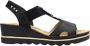Rieker Elegante Comfortabele Sandalette Bruin Gesp Multicolor - Thumbnail 10