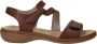 Rieker Sandaal 659C7-24 Bruin Zacht Voetbed - Thumbnail 1
