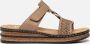 Rieker Dames schoenen V1243 60 Beige - Thumbnail 1