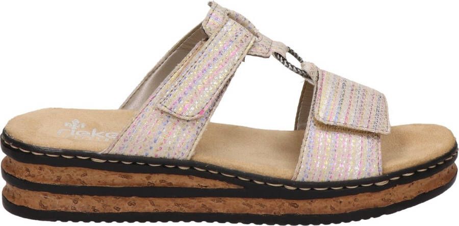 Rieker antistress dames sandaal Beige multi