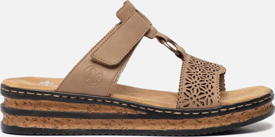 Rieker Dames schoenen V1243 60 Beige - Foto 2