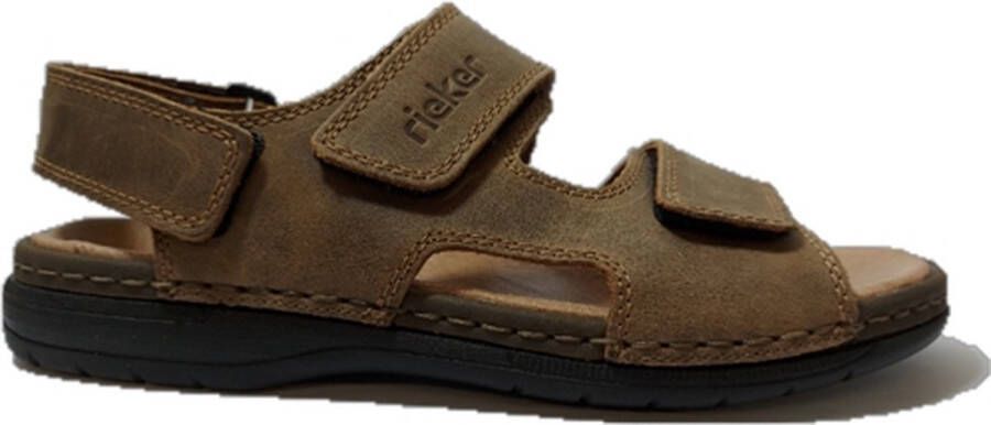 Rieker Casual Open Sandalen Brown Heren - Foto 3