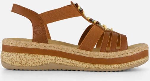 Rieker Sandalen cognac Synthetisch Dames