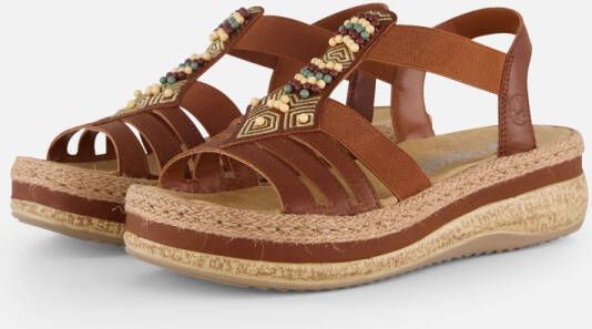Rieker Sandalen cognac Synthetisch Dames