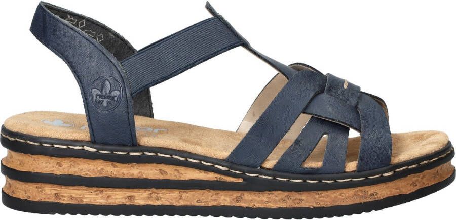 Rieker Sandaal 62918-14 Blauw