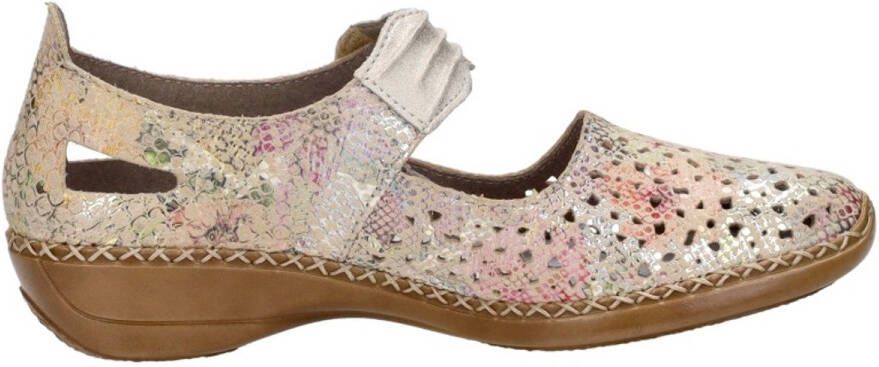 Rieker -Dames multicolor ballerina's & mocassins