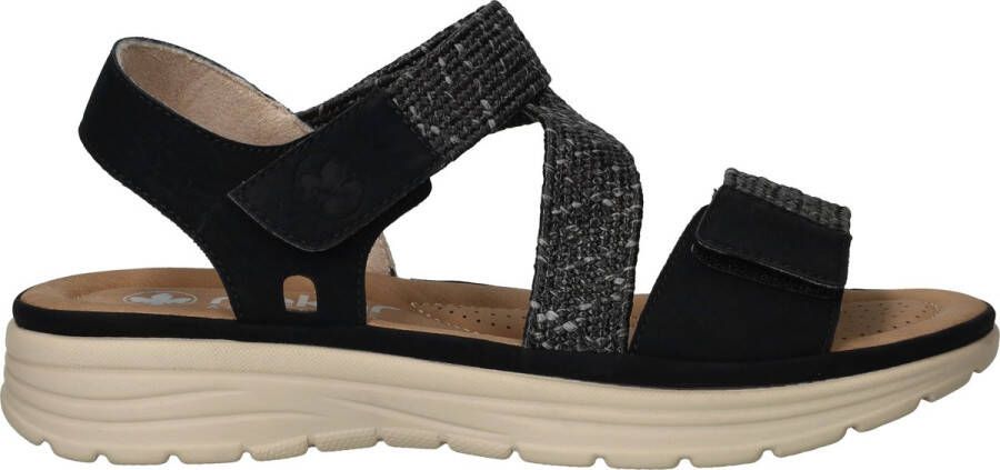 Rieker Sandalen Dames Zwart