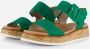 Rieker Witte Leren Sneakers met Glamoureuze Stenen Multicolor Dames - Thumbnail 2