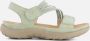 Rieker Sandalen zomerschoen sandaal sleehak met elastieken - Thumbnail 1