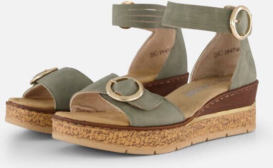 Rieker Sandalen groen Synthetisch